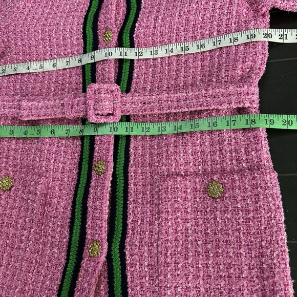 Authentic beautiful Gucci pink tweed belted jacket in very good condition - Picture 11 of 16